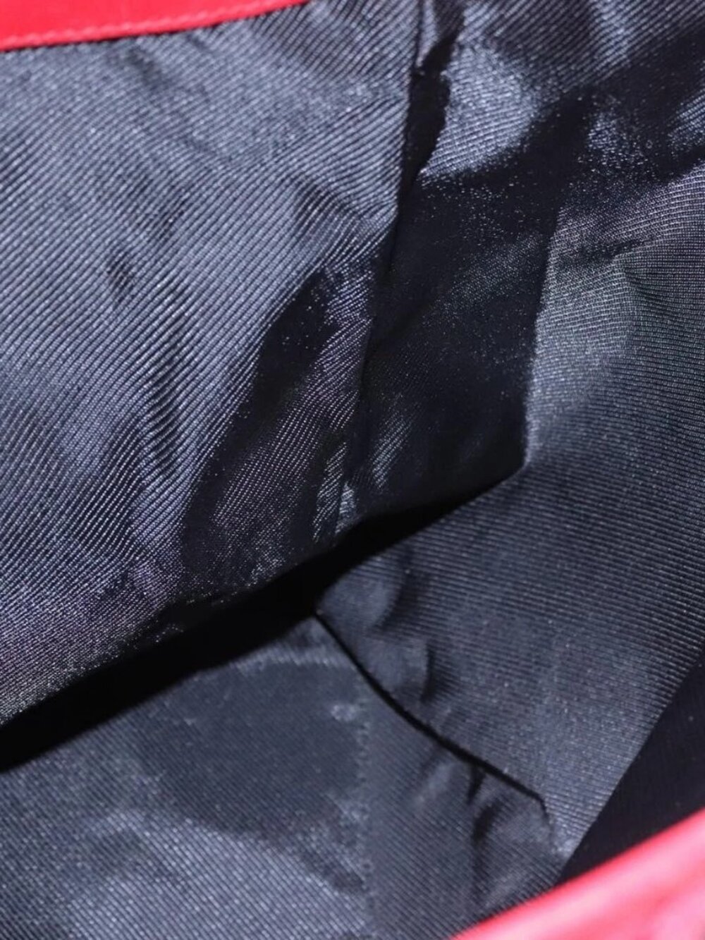 GUCCI GG Canvas Tote Bag Red gold 002 1098 Auth nb221 - Picture 12 of 16